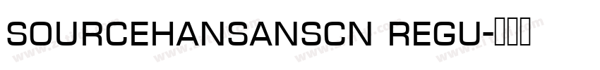 sourcehansanscn regu字体转换